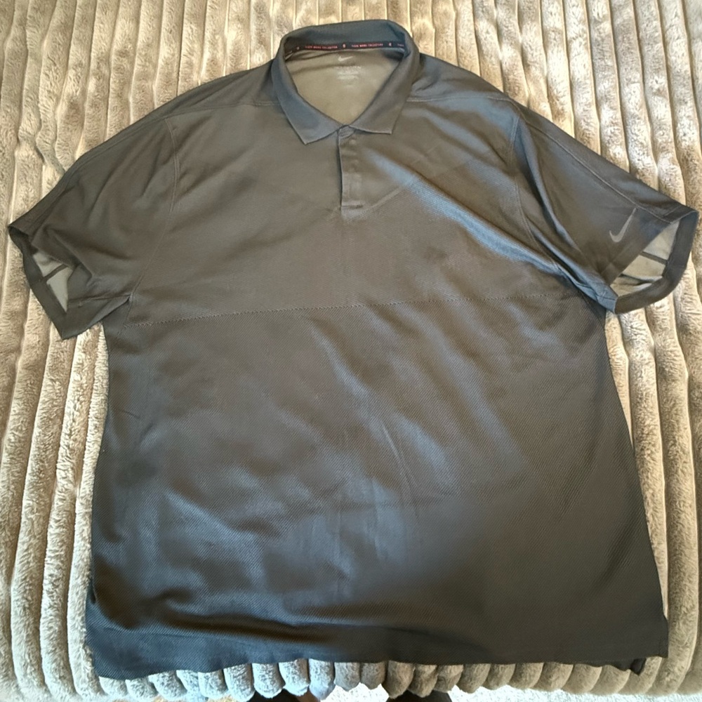 Nike Dri-Fit Men’s Polo XXL Black 2XL Tiger Woods Collection